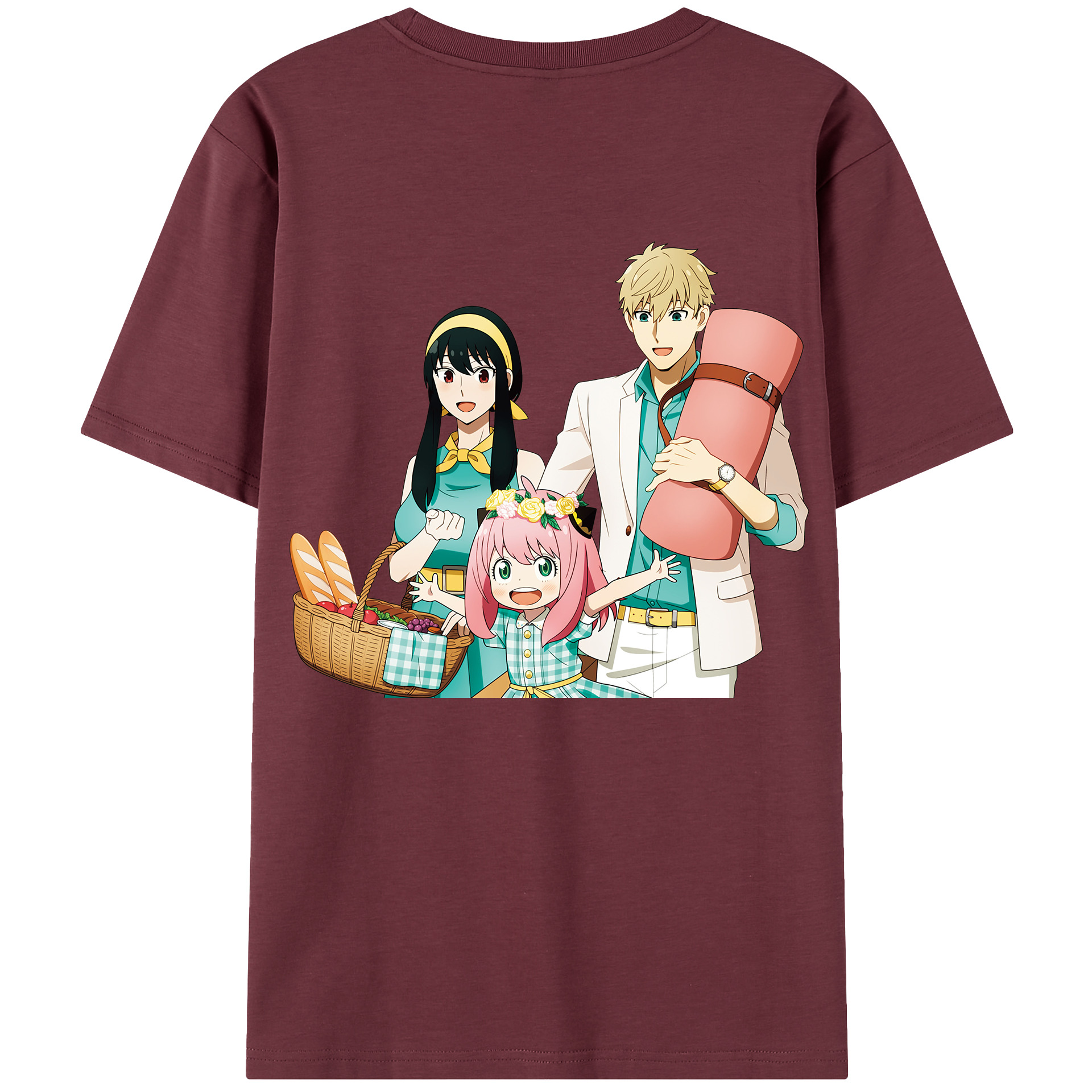 （画像用） SPY×FAMILY间谍家家酒 綿100％半袖Tシャツ（背面プリント）